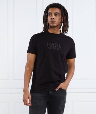 T-shirt męski młodzieżowy Karl Lagerfeld ze sklepu: Gomez Fashion Store w kategorii: T-shirty męskie - zdjęcie 874714-BD9-10338_KL232M000122990