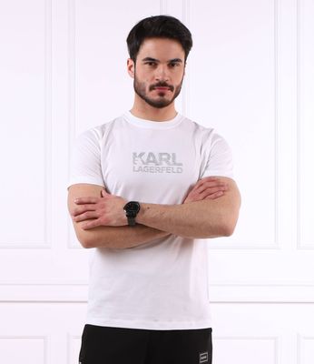 T-shirt męski młodzieżowy Karl Lagerfeld ze sklepu: Gomez Fashion Store w kategorii: T-shirty męskie - zdjęcie 874714-BD9-10338_KL232M000122007