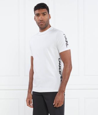 T-shirt męski na wiosnę casualowy Karl Lagerfeld ze sklepu: Gomez Fashion Store w kategorii: T-shirty męskie - zdjęcie 874714-BD9-10338_KL232M000136007
