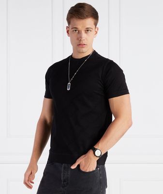 Karl Lagerfeld - T-shirt męski casual na wiosnę ze sklepu: Gomez Fashion Store w kategorii: T-shirty męskie - zdjęcie 874714-BD9-10338_KL232M000140990
