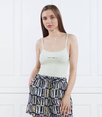 Bluzka damska na lato casual Tommy Jeans ze sklepu: Gomez Fashion Store w kategorii: Bluzki damskie - zdjęcie 874714-BD9-10338_TM232W000109152