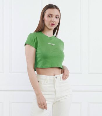 Tommy Jeans - Bluzka damska na wiosnę casual ze sklepu: Gomez Fashion Store w kategorii: Bluzki damskie - zdjęcie 874714-BD9-10338_TM232W000110159