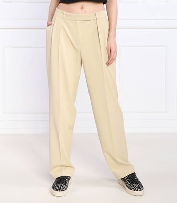 Spodnie damskie casual na wiosnę HUGO ze sklepu: Gomez Fashion Store w kategorii: Spodnie damskie - zdjęcie 874714-BD9-10338_BU232W000010265