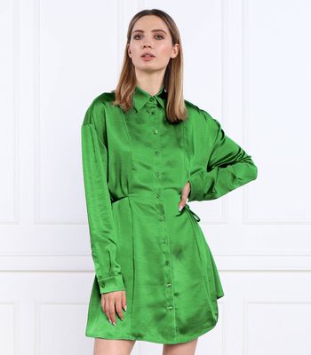 Sukienka jesienna HUGO ze sklepu: Gomez Fashion Store w kategorii: Sukienki - zdjęcie 874714-BD9-10338_BU232W000021311