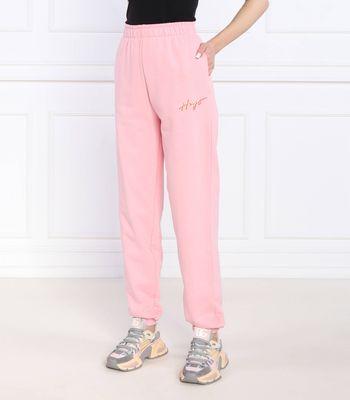Spodnie damskie sportowe HUGO ze sklepu: Gomez Fashion Store w kategorii: Spodnie damskie - zdjęcie 874714-BD9-10338_BU232W000050685