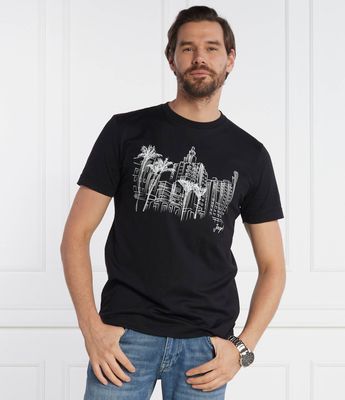 Joop! - T-shirt męski ze sklepu: Gomez Fashion Store w kategorii: T-shirty męskie - zdjęcie 874714-BD9-10338_JO232M000049001