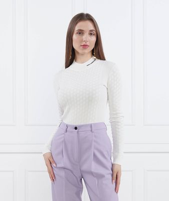 Karl Lagerfeld - Bluzka damska casual na wiosnę ze sklepu: Gomez Fashion Store w kategorii: Bluzki damskie - zdjęcie 874714-BD9-10338_KL232W000028100