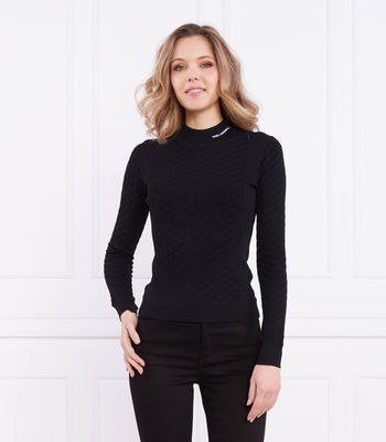 Bluzka damska Karl Lagerfeld ze sklepu: Gomez Fashion Store w kategorii: Bluzki damskie - zdjęcie 874714-BD9-10338_KL232W000028666