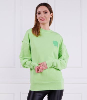 Bluza damska na jesień Karl Lagerfeld ze sklepu: Gomez Fashion Store w kategorii: Bluzy damskie - zdjęcie 874714-BD9-10338_KL232W000049354