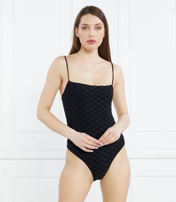 Strój kąpielowy casual letni Karl Lagerfeld ze sklepu: Gomez Fashion Store w kategorii: Stroje kąpielowe - zdjęcie 874714-BD9-10338_KW232W000003666