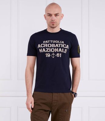 T-shirt męski Aeronautica Militare ze sklepu: Gomez Fashion Store w kategorii: T-shirty męskie - zdjęcie 874714-BD9-10338_AM232M000004151