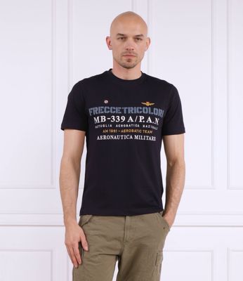 T-shirt męski młodzieżowy Aeronautica Militare ze sklepu: Gomez Fashion Store w kategorii: T-shirty męskie - zdjęcie 874714-BD9-10338_AM232M000016151