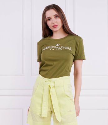 Bluzka damska Aeronautica Militare ze sklepu: Gomez Fashion Store w kategorii: Bluzki damskie - zdjęcie 874714-BD9-10338_AM232W000004142