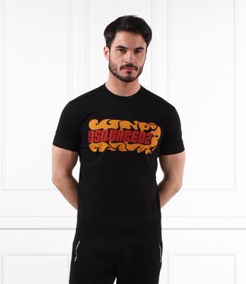 Dsquared2 - T-shirt męski ze sklepu: Gomez Fashion Store w kategorii: T-shirty męskie - zdjęcie 874714-BD9-10338_DQ231M000042900