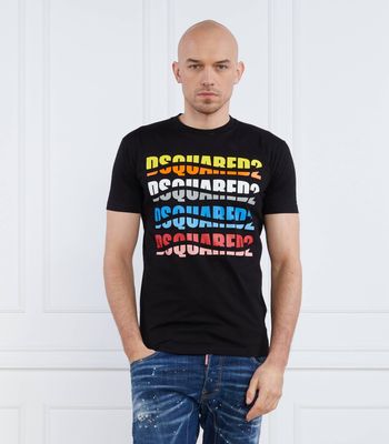 T-shirt męski na wiosnę Dsquared2 ze sklepu: Gomez Fashion Store w kategorii: T-shirty męskie - zdjęcie 874714-BD9-10338_DQ231M000044900