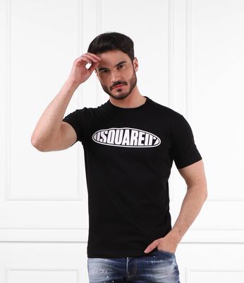 T-shirt męski młodzieżowy Dsquared2 ze sklepu: Gomez Fashion Store w kategorii: T-shirty męskie - zdjęcie 874714-BD9-10338_DQ231M000046900