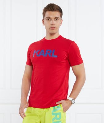 T-shirt męski na wiosnę Karl Lagerfeld ze sklepu: Gomez Fashion Store w kategorii: T-shirty męskie - zdjęcie 874714-BD9-10338_KW232M000002286