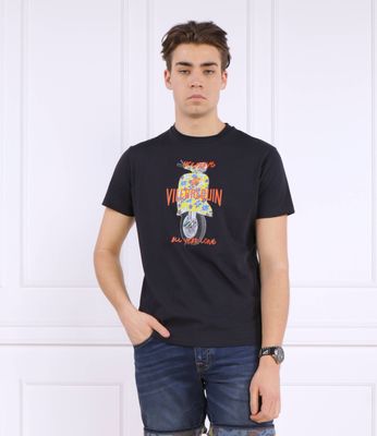 Vilebrequin - T-shirt męski wiosenny młodzieżowy ze sklepu: Gomez Fashion Store w kategorii: T-shirty męskie - zdjęcie 874714-BD9-10338_VI232M000020390