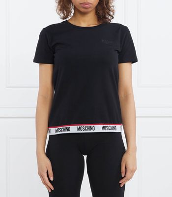 Bluzka damska młodzieżowa Moschino Underwear ze sklepu: Gomez Fashion Store w kategorii: Bluzki damskie - zdjęcie 874714-BD9-10338_MU232W000003555
