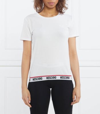 Moschino Underwear - Bluzka damska młodzieżowa ze sklepu: Gomez Fashion Store w kategorii: Bluzki damskie - zdjęcie 874714-BD9-10338_MU232W000003011