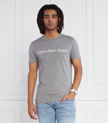 T-shirt męski na lato młodzieżowy Calvin Klein Jeans ze sklepu: Gomez Fashion Store w kategorii: T-shirty męskie - zdjęcie 874714-BD9-10338_CJ232M000146204