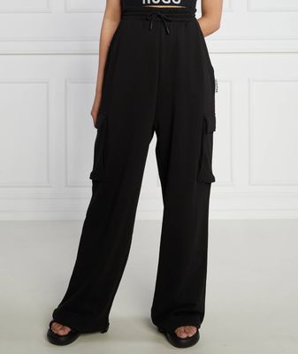 Spodnie damskie sportowe HUGO ze sklepu: Gomez Fashion Store w kategorii: Spodnie damskie - zdjęcie 874714-BD9-10338_BU234W000037001