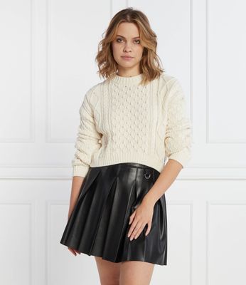 HUGO - Sweter damski ze sklepu: Gomez Fashion Store w kategorii: Swetry damskie - zdjęcie 874714-BD9-10338_BU234W000060110