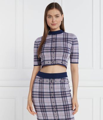 Bluzka damska na wiosnę casual HUGO ze sklepu: Gomez Fashion Store w kategorii: Bluzki damskie - zdjęcie 874714-BD9-10338_BU234W000062971