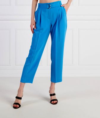 Spodnie damskie na wiosnę BOSS BLACK ze sklepu: Gomez Fashion Store w kategorii: Spodnie damskie - zdjęcie 874714-BD9-10338_BB234W000031439