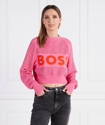 Sweter damski BOSS BLACK ze sklepu: Gomez Fashion Store w kategorii: Swetry damskie - zdjęcie 874714-BD9-10338_BB234W000066668