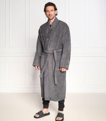 Szlafrok damski gładki Boss Sleepwear ze sklepu: Gomez Fashion Store w kategorii: Szlafroki damskie - zdjęcie 874714-BD9-10338_BS232M000001A92