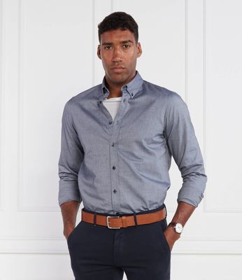 Koszula męska z klasycznym kołnierzykiem BOSS ORANGE ze sklepu: Gomez Fashion Store w kategorii: Koszule męskie - zdjęcie 874714-BD9-10338_BO234M000010418