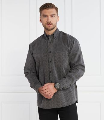 Koszula męska z klasycznym kołnierzykiem BOSS ORANGE ze sklepu: Gomez Fashion Store w kategorii: Koszule męskie - zdjęcie 874714-BD9-10338_BO234M000016022