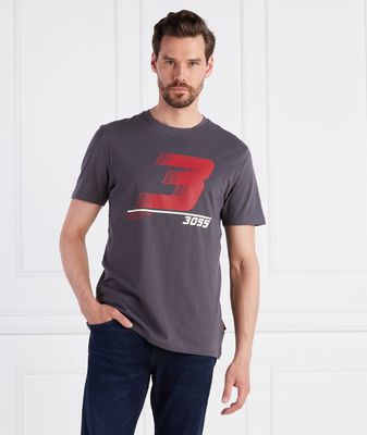 BOSS ORANGE - T-shirt męski ze sklepu: Gomez Fashion Store w kategorii: T-shirty męskie - zdjęcie 874714-BD9-10338_BO234M000067022