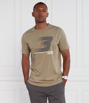 T-shirt męski BOSS ORANGE ze sklepu: Gomez Fashion Store w kategorii: T-shirty męskie - zdjęcie 874714-BD9-10338_BO234M000067336