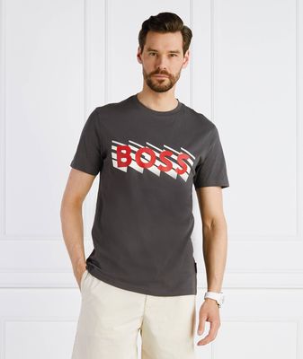 T-shirt męski młodzieżowy BOSS ORANGE ze sklepu: Gomez Fashion Store w kategorii: T-shirty męskie - zdjęcie 874714-BD9-10338_BO234M000068022
