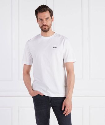 T-shirt męski casual BOSS ORANGE ze sklepu: Gomez Fashion Store w kategorii: T-shirty męskie - zdjęcie 874714-BD9-10338_BO234M000070100