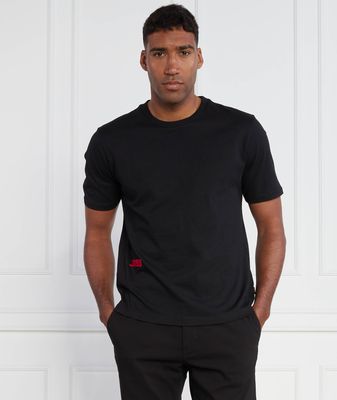 T-shirt męski casual wiosenny BOSS ORANGE ze sklepu: Gomez Fashion Store w kategorii: T-shirty męskie - zdjęcie 874714-BD9-10338_BO234M000072001