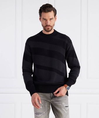 Sweter męski na zimę BOSS ORANGE ze sklepu: Gomez Fashion Store w kategorii: Swetry męskie - zdjęcie 874714-BD9-10338_BO234M000085001