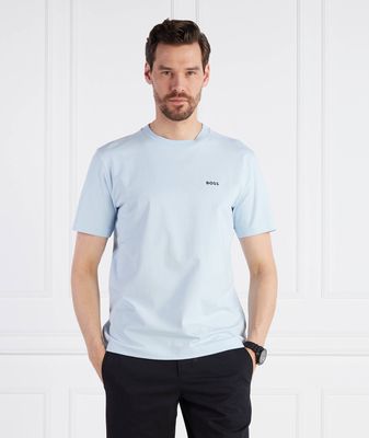 BOSS GREEN - T-shirt męski casualowy ze sklepu: Gomez Fashion Store w kategorii: T-shirty męskie - zdjęcie 874714-BD9-10338_BG234M000023472