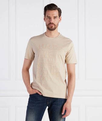 BOSS GREEN - T-shirt męski wiosenny ze sklepu: Gomez Fashion Store w kategorii: T-shirty męskie - zdjęcie 874714-BD9-10338_BG234M000076269