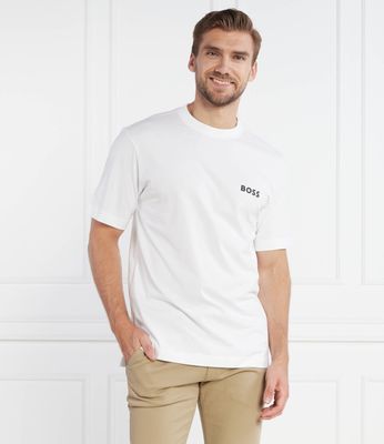 T-shirt męski na wiosnę BOSS BLACK ze sklepu: Gomez Fashion Store w kategorii: T-shirty męskie - zdjęcie 874714-BD9-10338_BB234M000110100