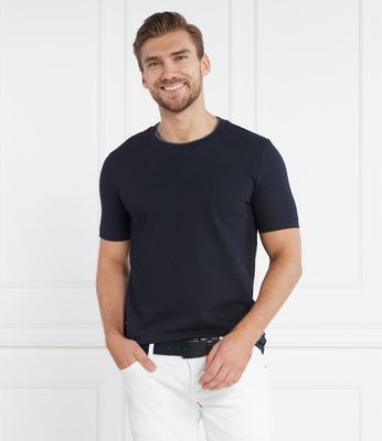 T-shirt męski na wiosnę BOSS BLACK ze sklepu: Gomez Fashion Store w kategorii: T-shirty męskie - zdjęcie 874714-BD9-10338_BB234M000124404