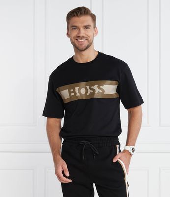 T-shirt męski na wiosnę BOSS BLACK ze sklepu: Gomez Fashion Store w kategorii: T-shirty męskie - zdjęcie 874714-BD9-10338_BB234M000128001