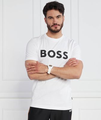 T-shirt męski młodzieżowy na wiosnę BOSS BLACK ze sklepu: Gomez Fashion Store w kategorii: T-shirty męskie - zdjęcie 874714-BD9-10338_BB234M000137100