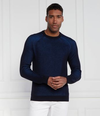 Sweter męski BOSS BLACK ze sklepu: Gomez Fashion Store w kategorii: Swetry męskie - zdjęcie 874714-BD9-10338_BB234M000157405