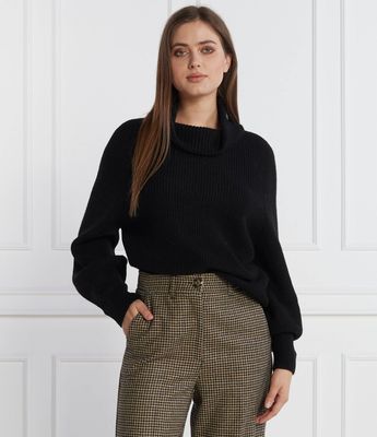 Sweter damski casual Marc Cain ze sklepu: Gomez Fashion Store w kategorii: Swetry damskie - zdjęcie 874714-BD9-10338_CR234W000037900