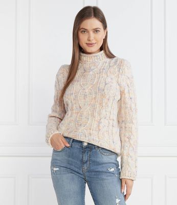 Sweter damski casualowy na zimę Marc Cain ze sklepu: Gomez Fashion Store w kategorii: Swetry damskie - zdjęcie 874714-BD9-10338_CR234W000114132