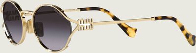 MIU MIU - Okulary przeciwsłoneczne damskie ze sklepu: Gomez Fashion Store w kategorii: Okulary przeciwsłoneczne damskie - zdjęcie 874714-BD9-10338_IU232W000006014