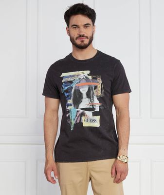 T-shirt męski na wiosnę Guess ze sklepu: Gomez Fashion Store w kategorii: T-shirty męskie - zdjęcie 874714-BD9-10338_GJ234M000020058